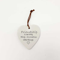 Ceramic Heart with Quote
