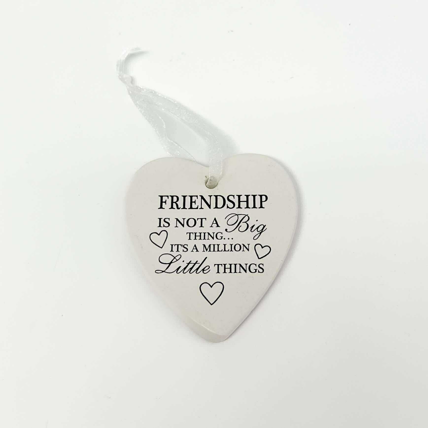 Ceramic Heart with Quote