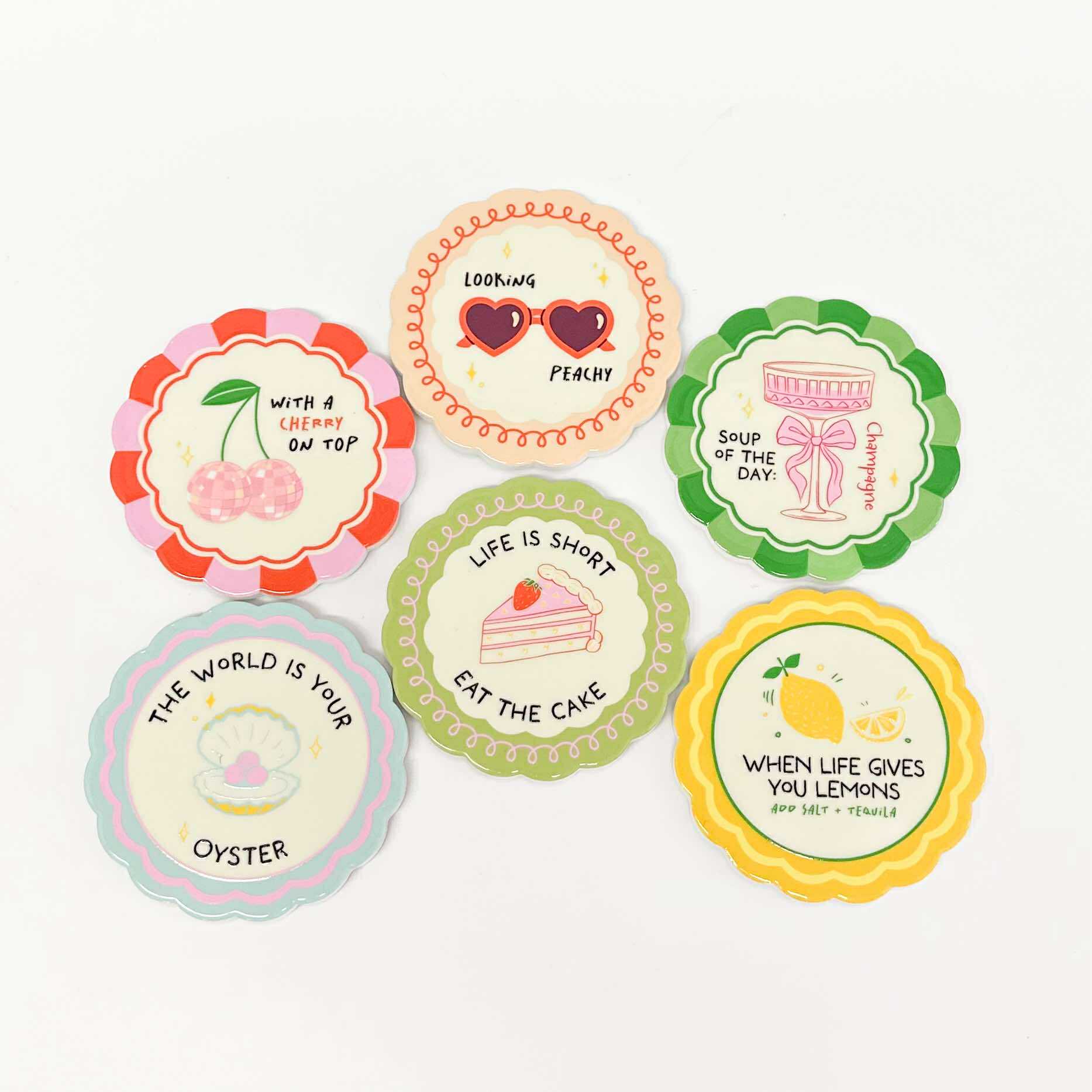 Proverb Ceramic Coaster