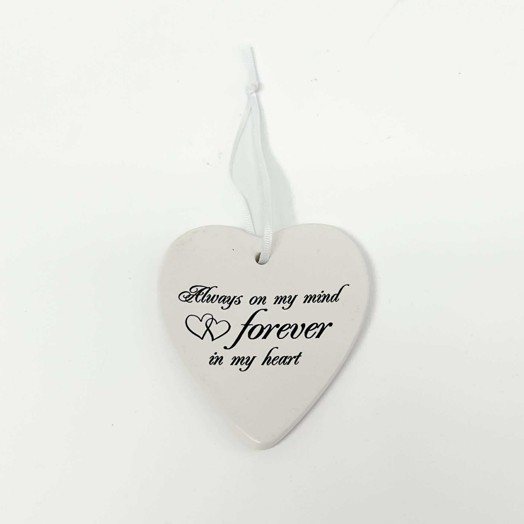 Ceramic Heart with Quote