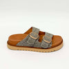 Avery Raffia Slide | Khaki