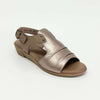 Bonnii Aces Sandal | Metallic Pewter