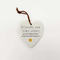 Ceramic Heart with Quote