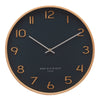 Wallace Silent Wall Clock | Petrol Blue