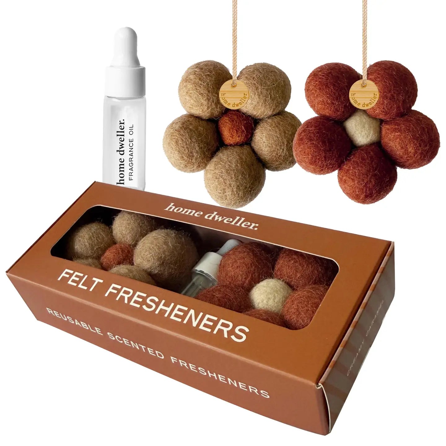 Felt Flower Hanging Fresheners