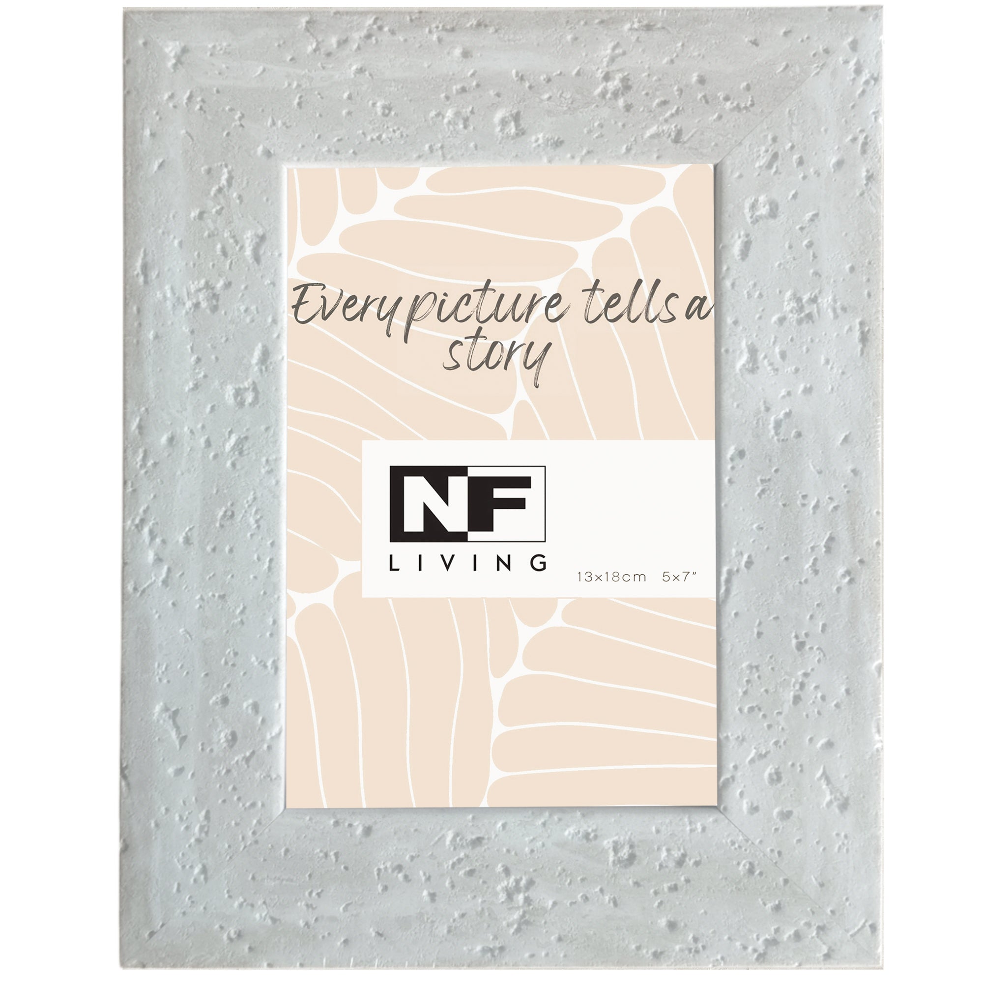 Stone Cold Photo Frame | White