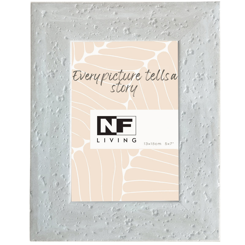 Stone Cold Photo Frame | White