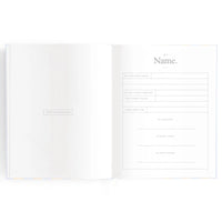 Baby Book Cloud Stripe 0-6 Years | Keepsake  3rd Edition
