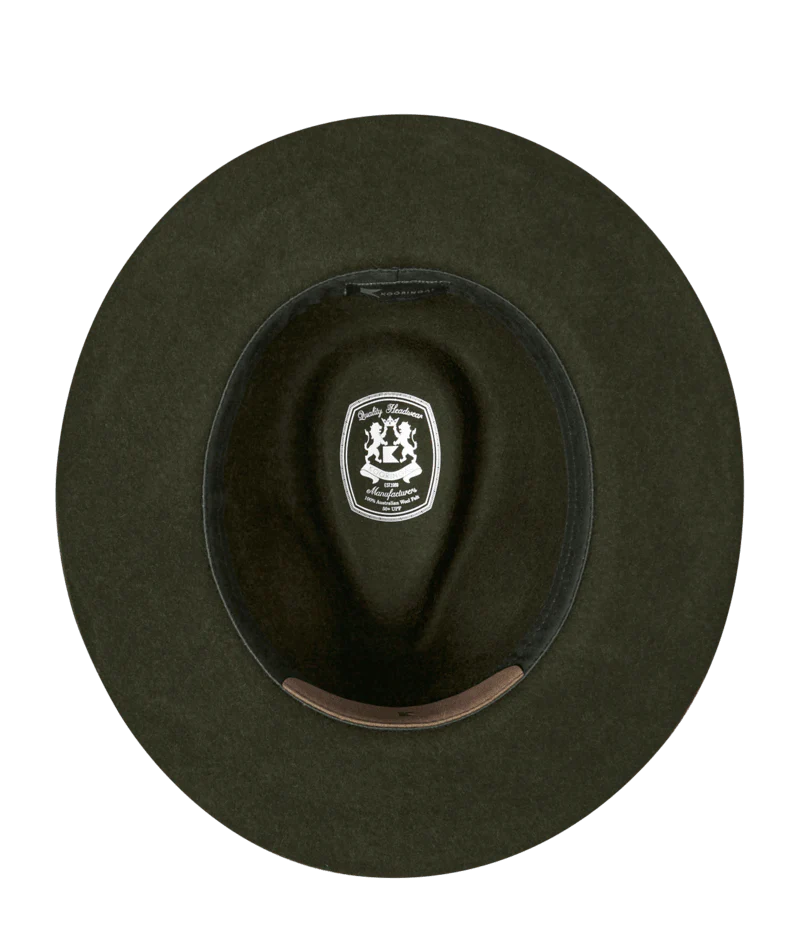 Mens Mid Brim Fedora Hat | Rajah