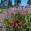 Daisy And Hummingbird Garden Stake