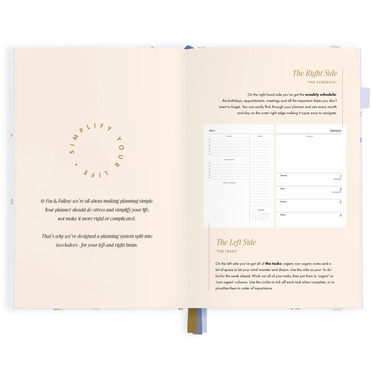 2027 A5 Horizontal Planner | Cornflower