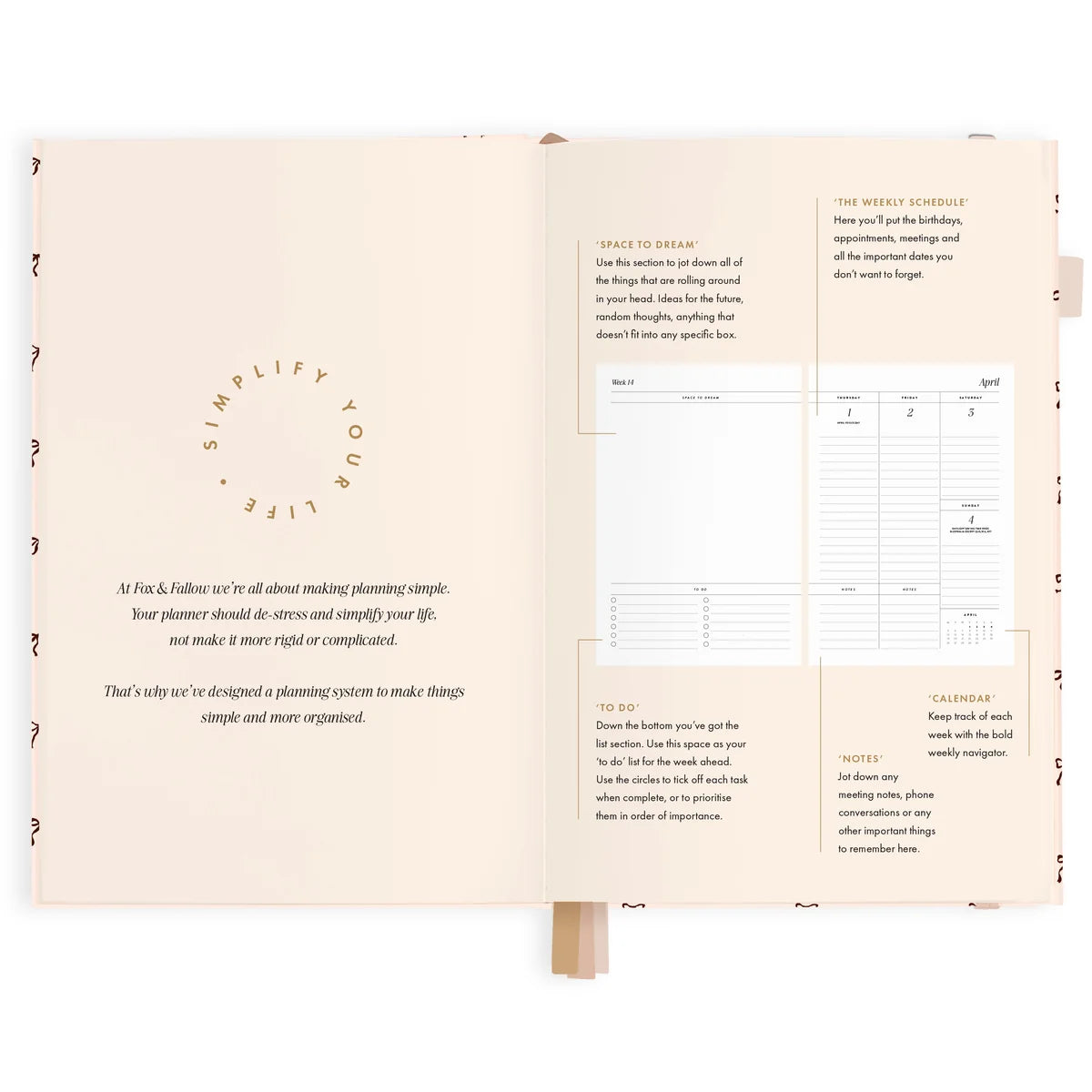 2027 A5 Vertical Planner | French Bows