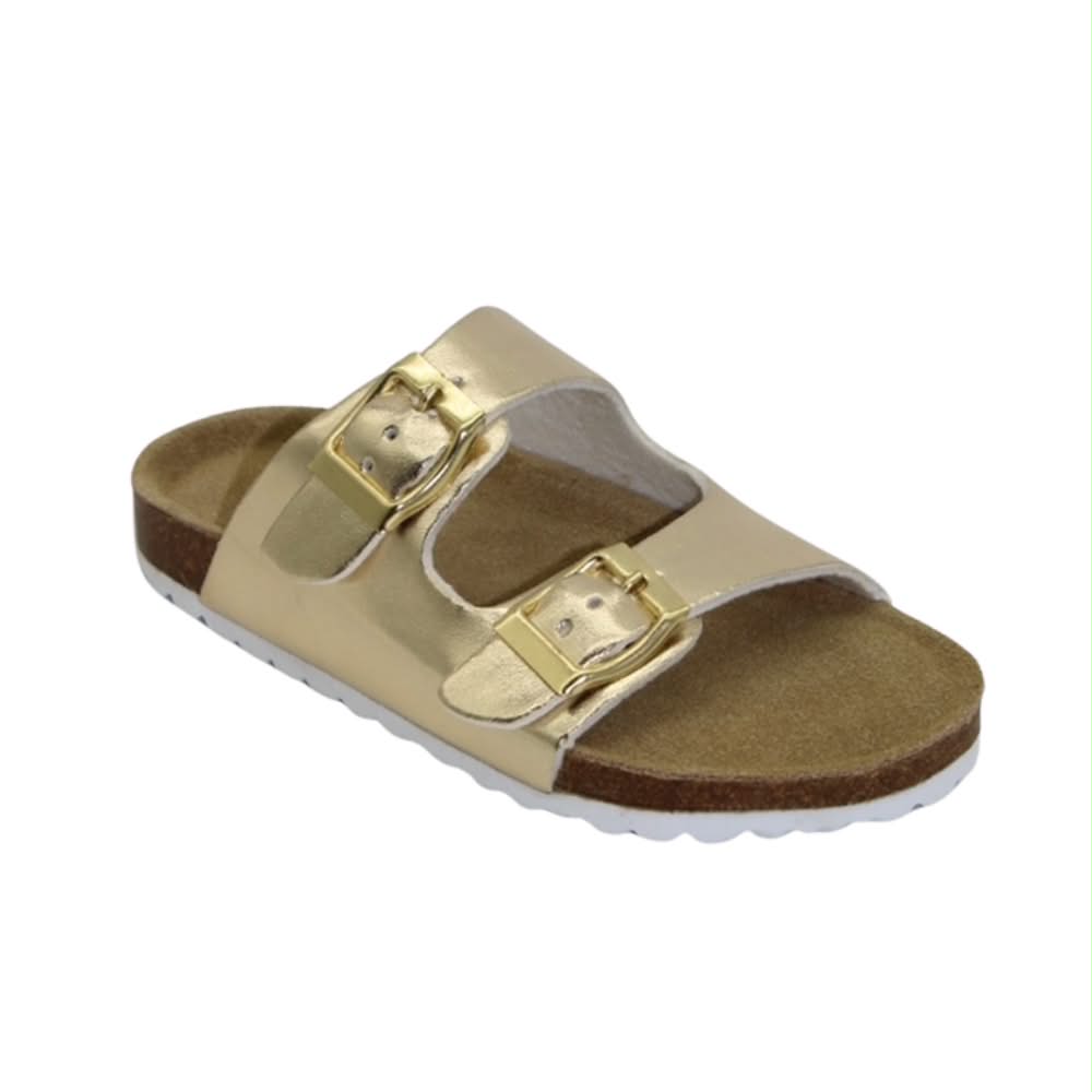 Molly Kids Sandal | Washed Gold