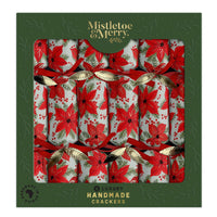 Luxury Poinsettia Xmas Crackers