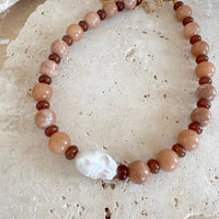Wilma Necklace | Biscuit