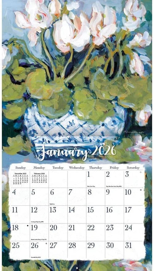 Gallery Florals 2026 | Wall Calendar