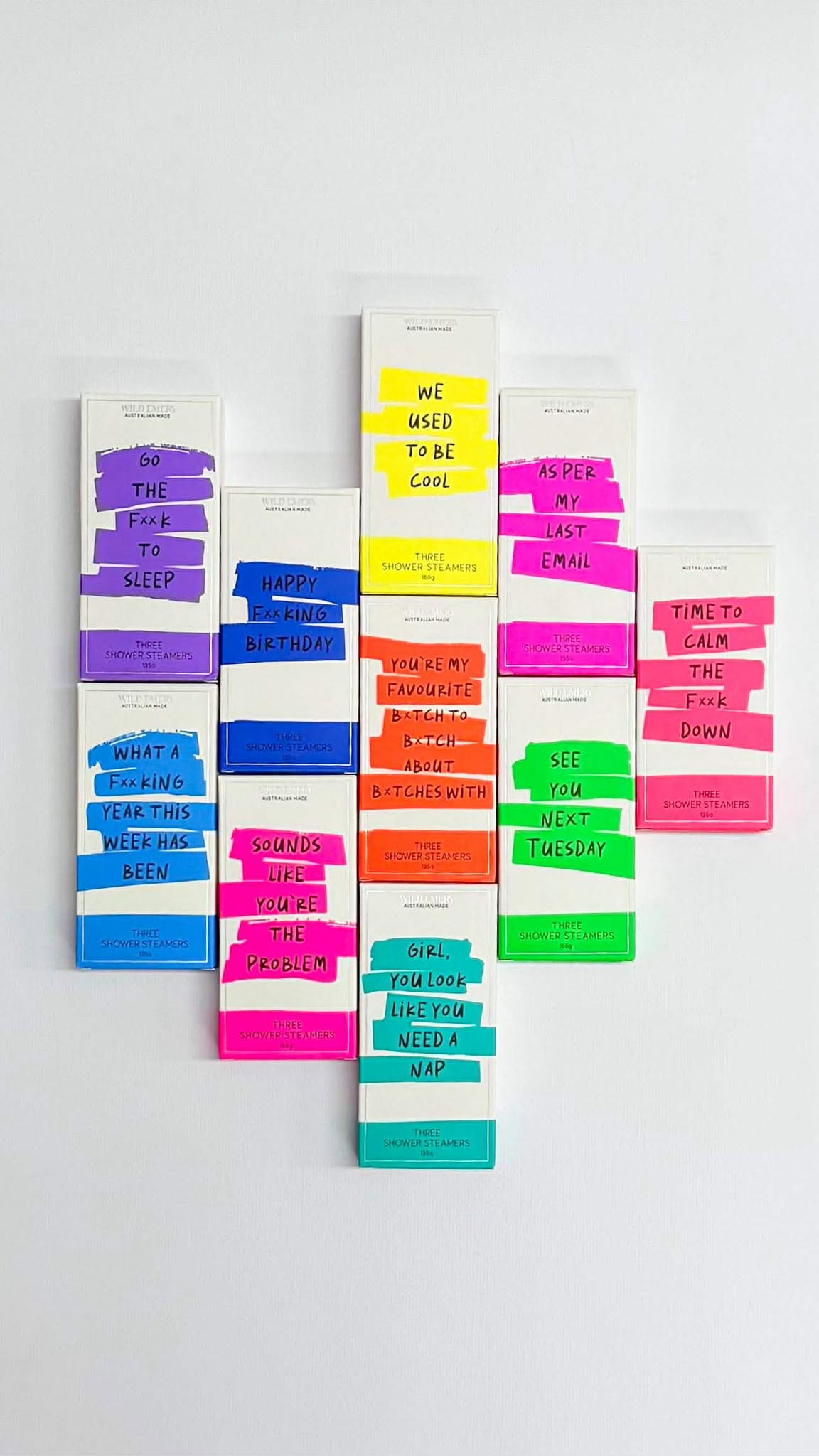 Cheeky Neon Shower Steamer 3 Pack