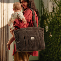 Everyday Tote | Chocolate Brown Corduroy