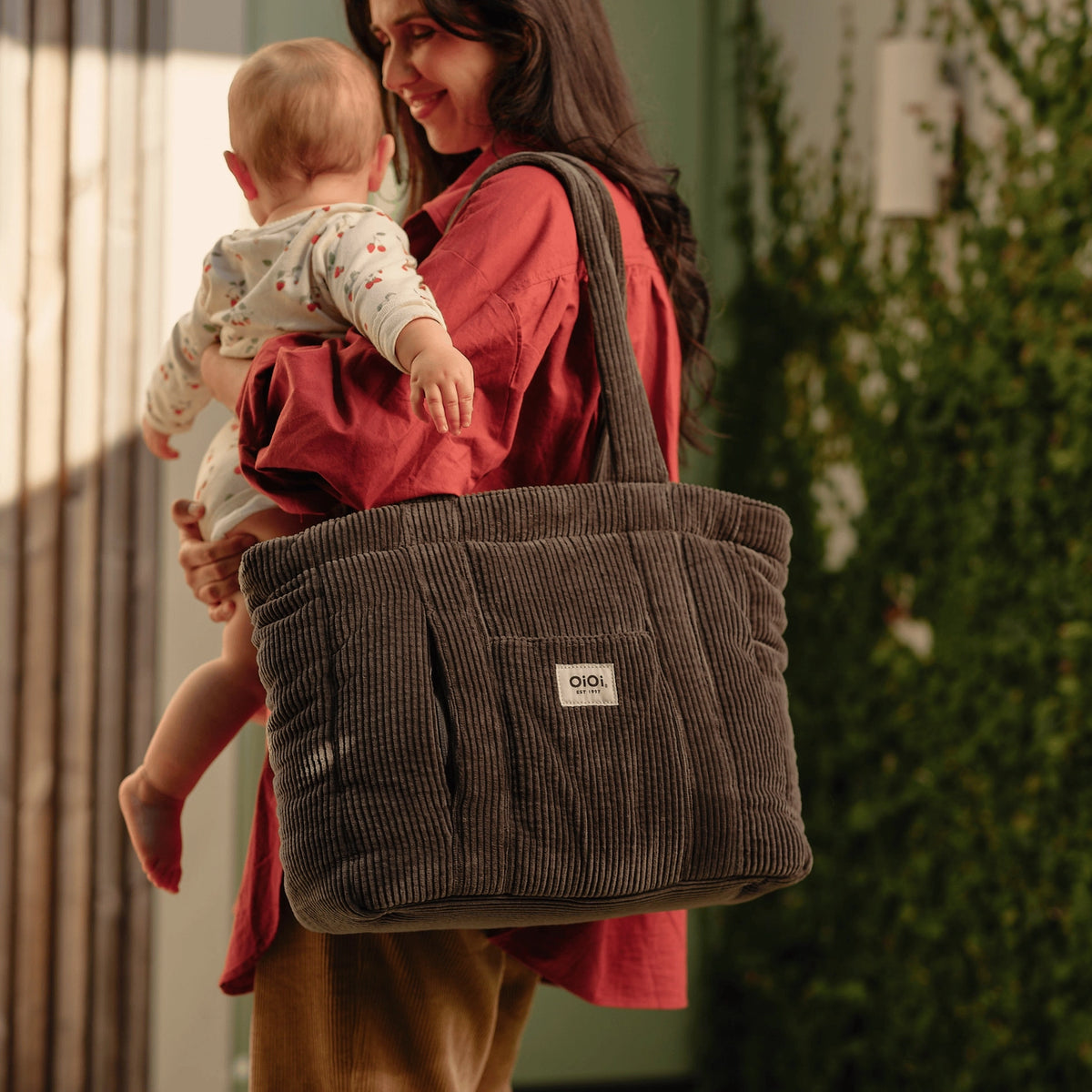 Everyday Tote | Chocolate Brown Corduroy
