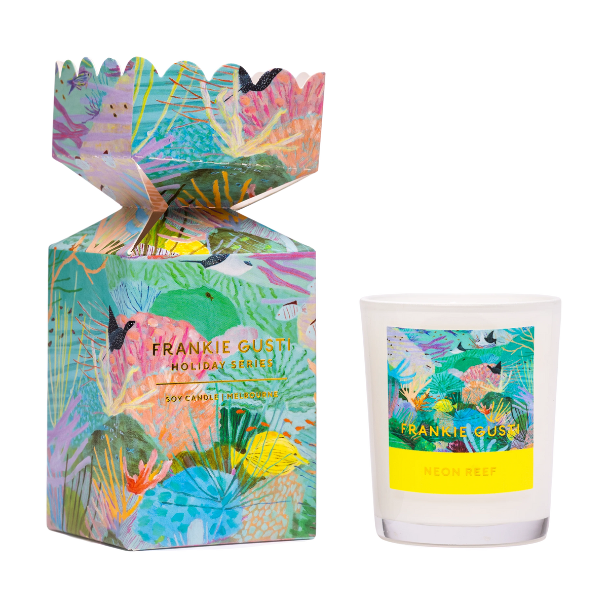 Holiday Series Ornament | Neon Reef | Janey Forbes
