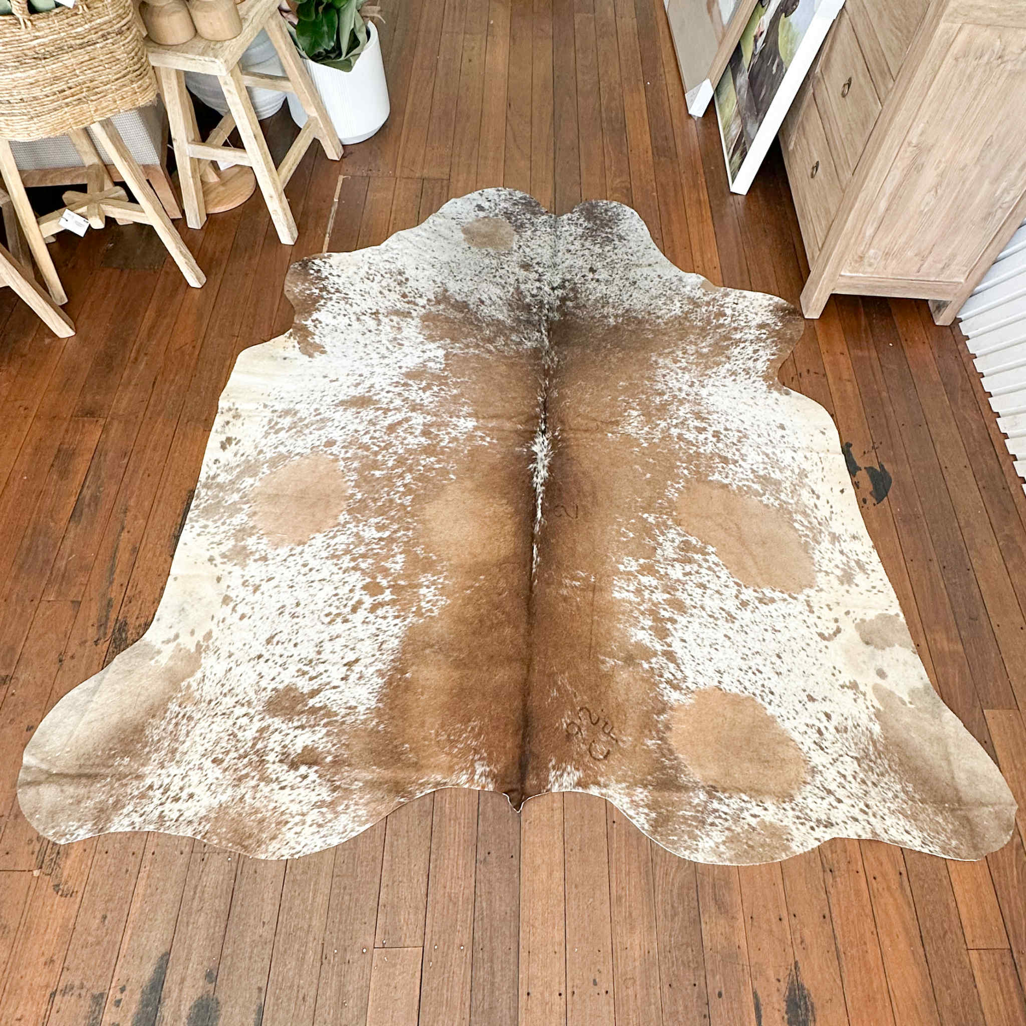 Salt + Pepper Longhorn Cowhide 9 | Floor Rug