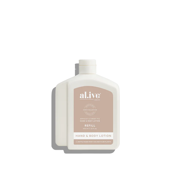 Lotion or Wash Refill Bottle | Apricot & Sweet Fig