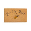 Bee our Guest Doormat Black & Yellow