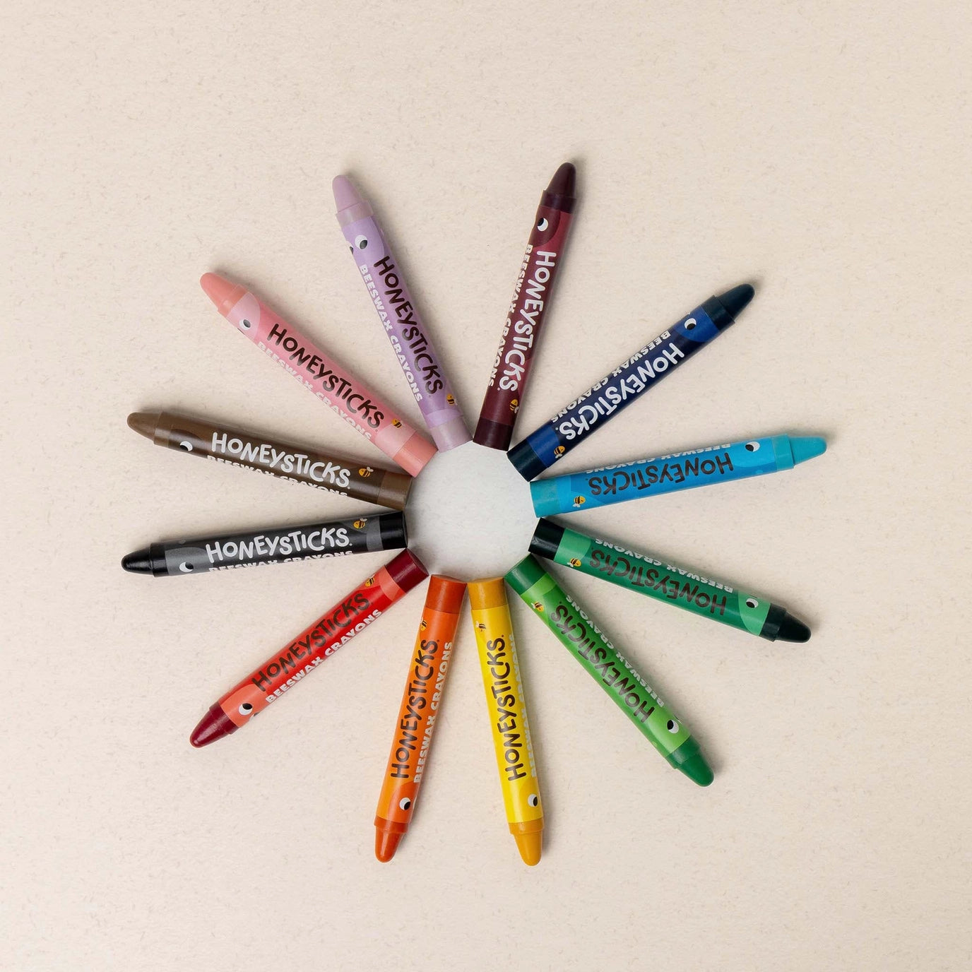 Honeysticks Beeswax Crayons Jumbos 12pk