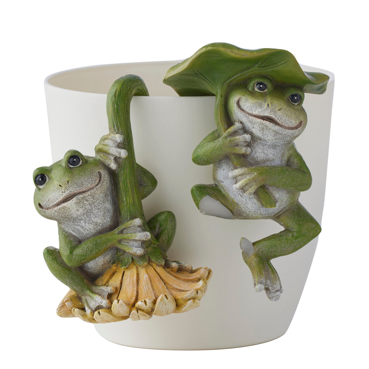 Frog With Lily Pot Hanger