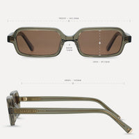Nebula Sunglasses | Moss/Gold
