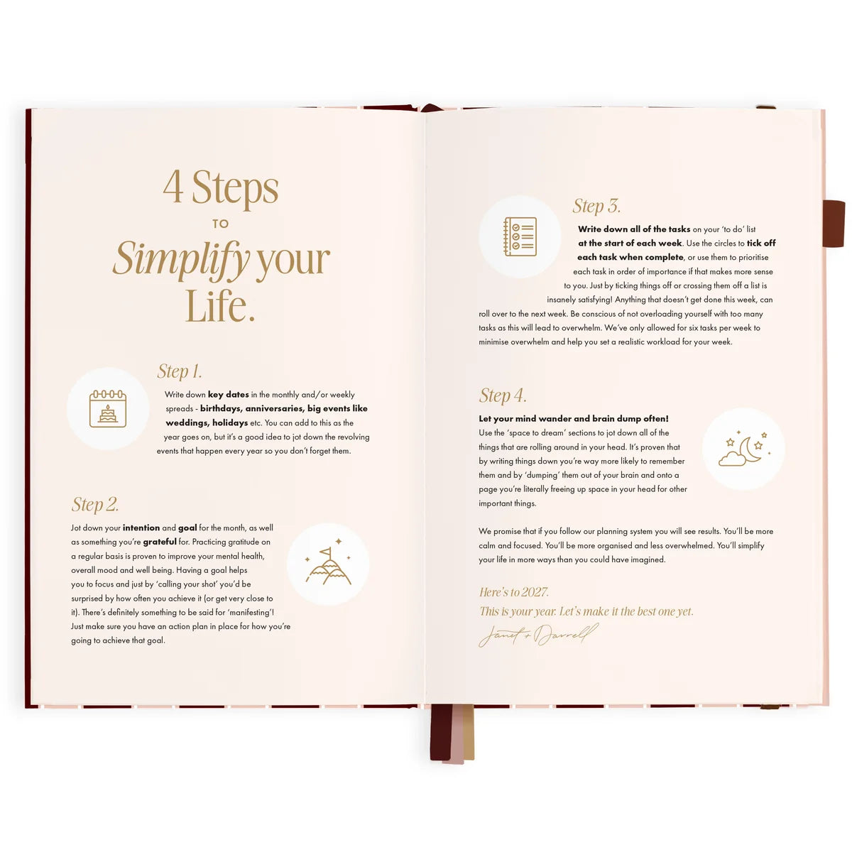 2027 A5 Vertical Planner | Sorrento