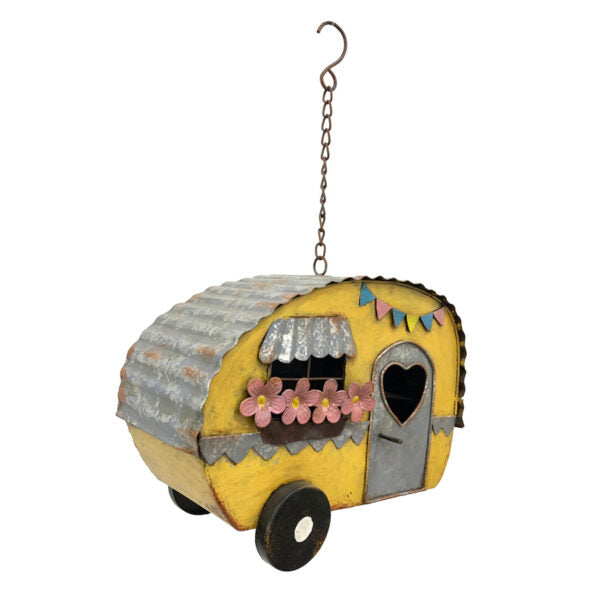 Colourful Caravan Hanging Birdhouse
