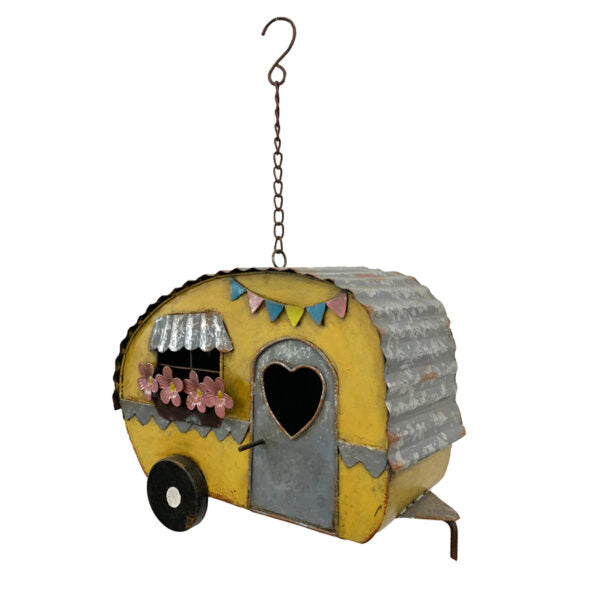 Colourful Caravan Hanging Birdhouse