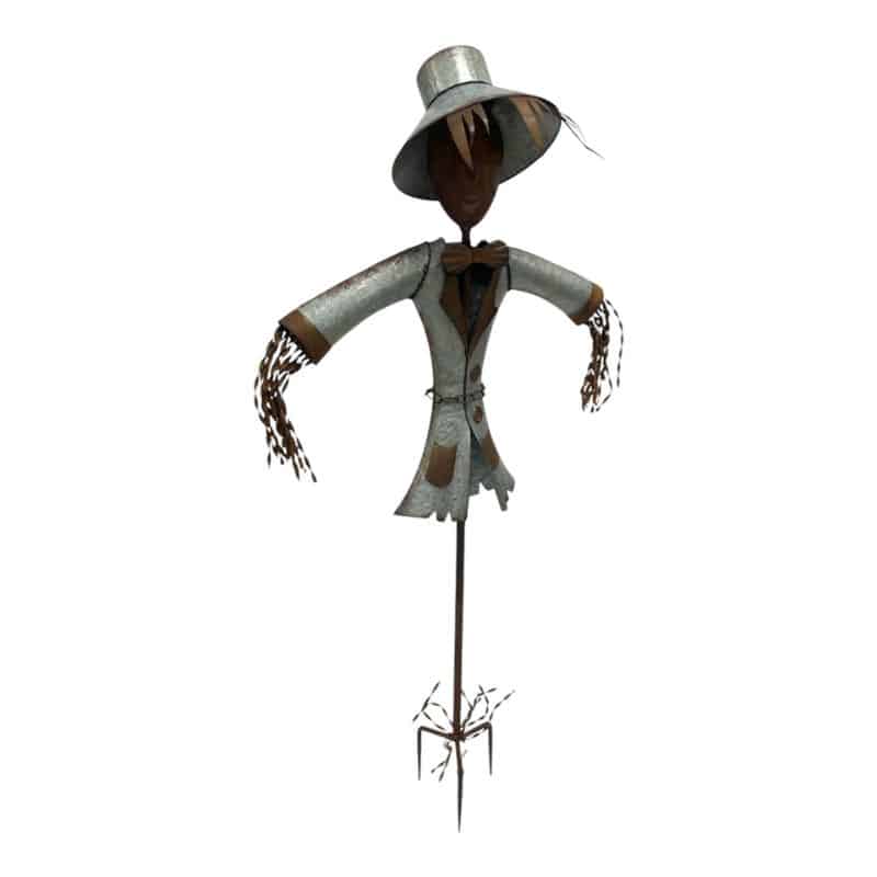 Scarecrow Garden Stake Statue