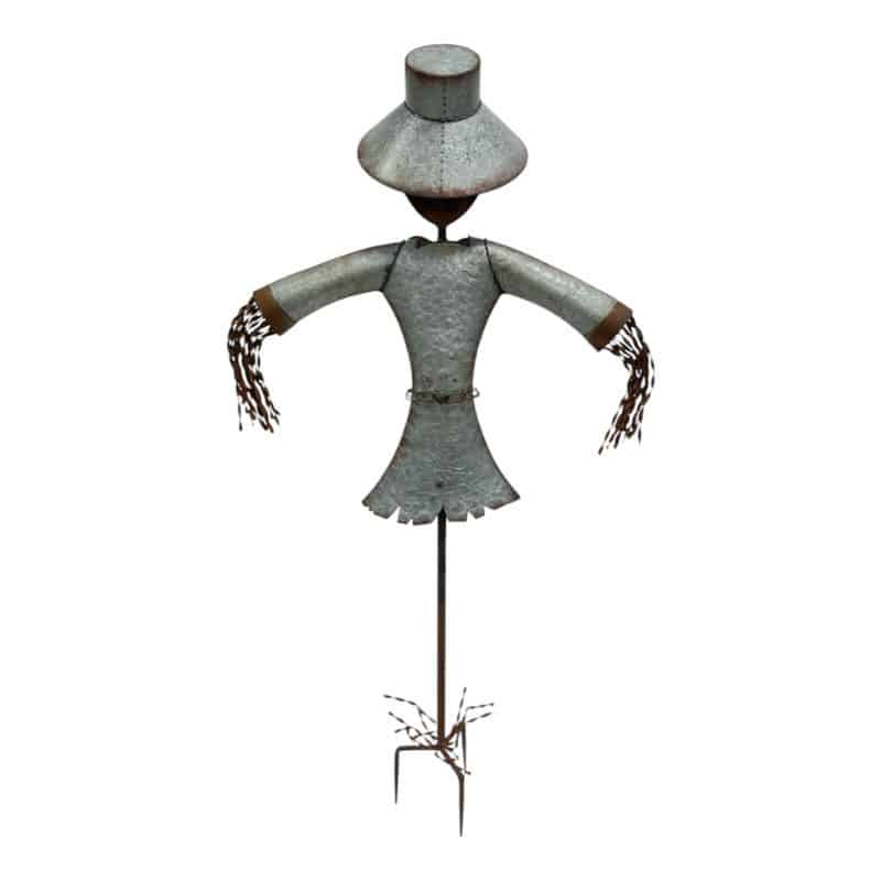 Scarecrow Garden Stake Statue