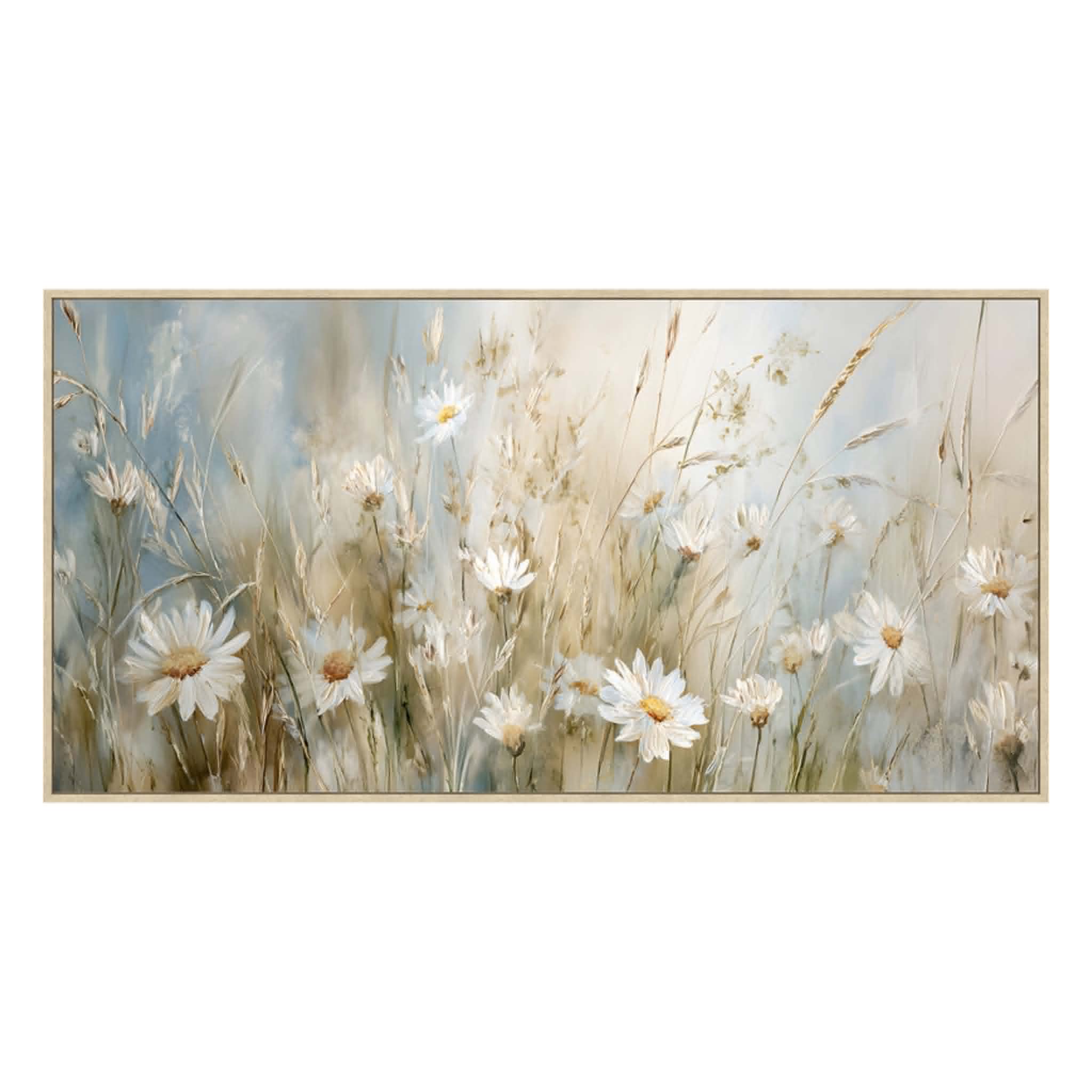 Oopsie Daisy Paint | Framed Canvas Art | 123x63cm