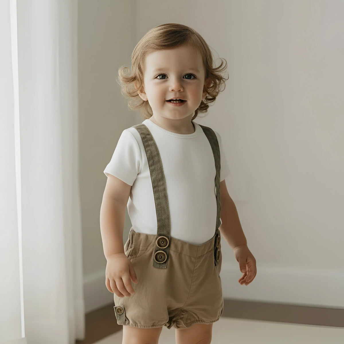 Baby Boys Digby | Oat Brown