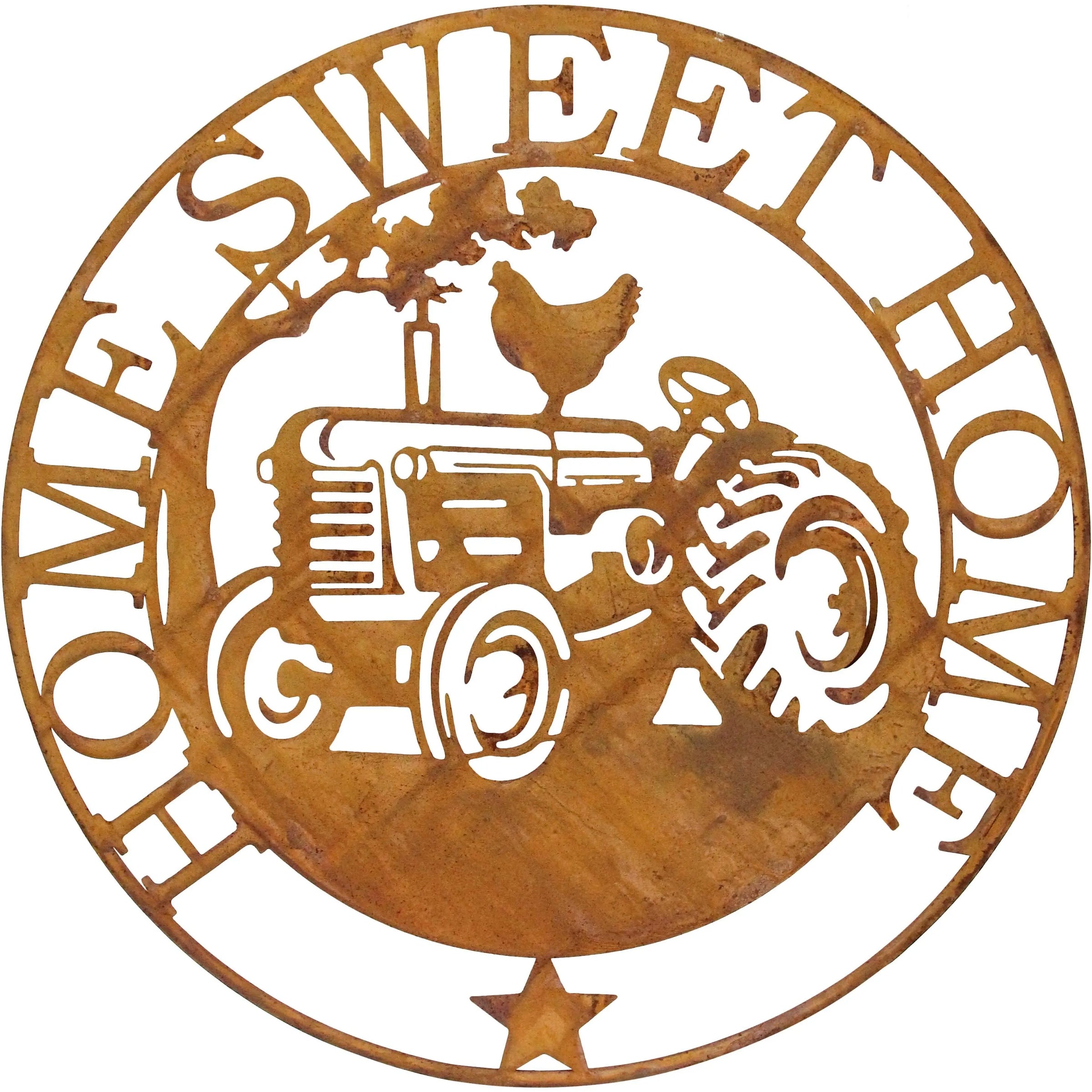 Sign Tractor Farm