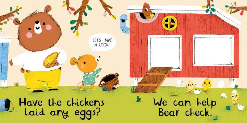Bear and Mouse On the Farm