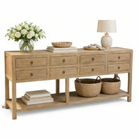 Elm 8 Drawer Cabinet with Shelf