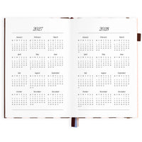 2027 A5 Academic Vertical Planner | Chocolate Stripe