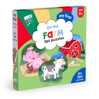 Kids My First 3pc Puzzles | On the Farm