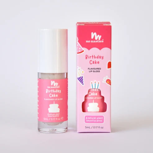 Natural Kids Lip Gloss Wand | Birthday Cake