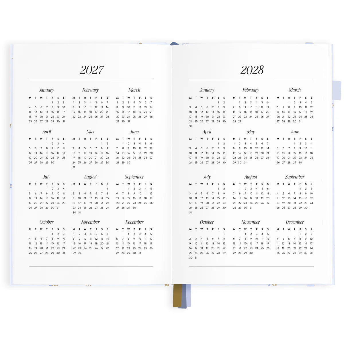 2027 A5 Horizontal Planner | Cornflower