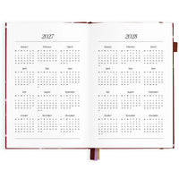 2027 A5 Vertical Planner | Cherry Wisteria