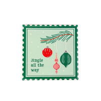 Xmas Stamp Ceramic Coaster