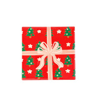 Holly Jolly Ceramic Coaster