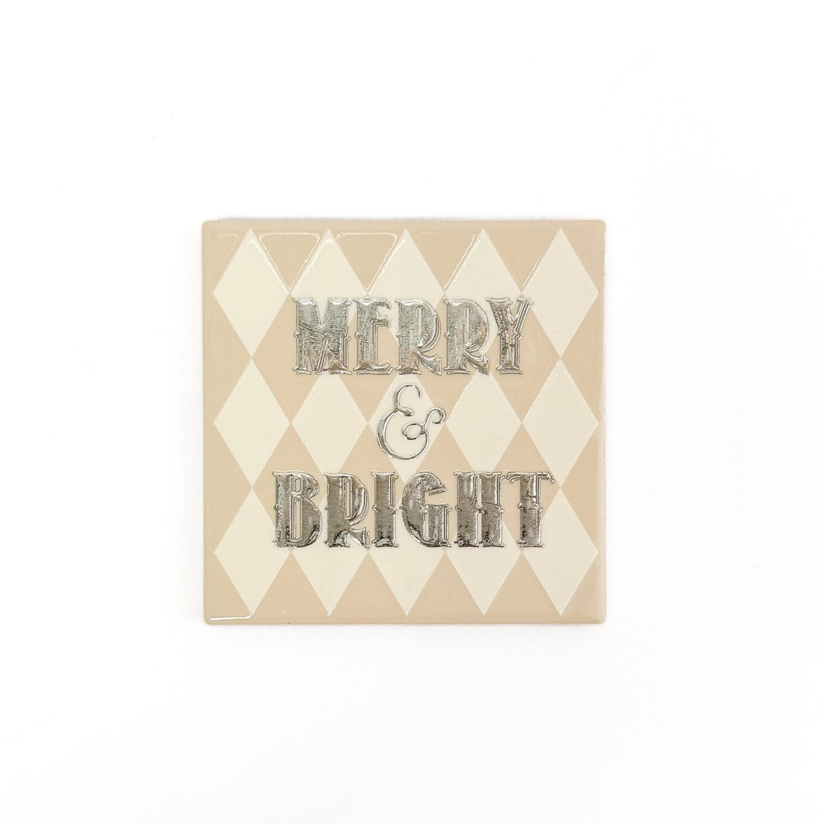 Merry Sparkle Ceramic Coaster