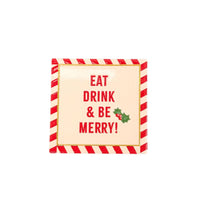 Xmas Cocktail Ceramic Coaster