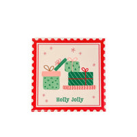 Xmas Stamp Ceramic Coaster